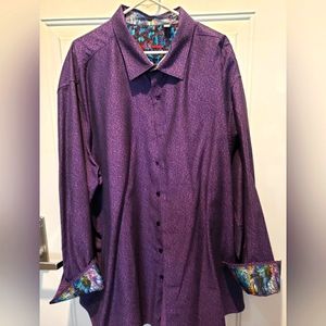 ROBERT GRAHAM Mens 4XL DRESS SHIRT Like New